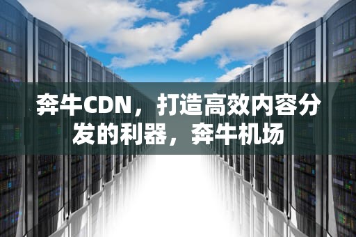 奔牛CDN，打造高效内容分发的利器，奔牛机场