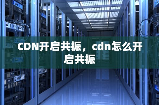CDN开启共振，cdn怎么开启共振