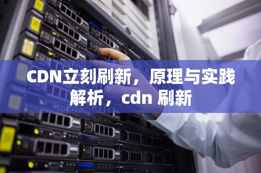 CDN立刻刷新，原理与实践解析，cdn 刷新