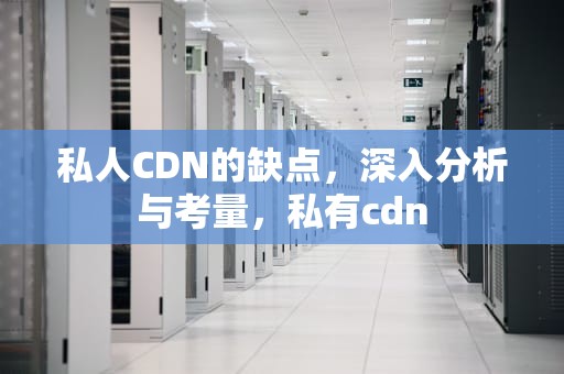 私人CDN的缺点，深入分析与考量，私有cdn