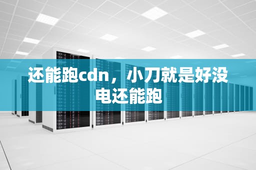 还能跑cdn，小刀就是好没电还能跑