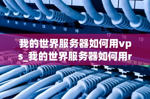 我的世界服务器如何用vps_我的世界服务器如何用replaymod_我的世界服务器如何用VPS