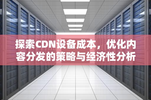探索CDN设备成本，优化内容分发的策略与经济性分析，cdn成本构成