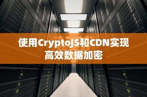 使用CryptoJS和CDN实现高效数据加密