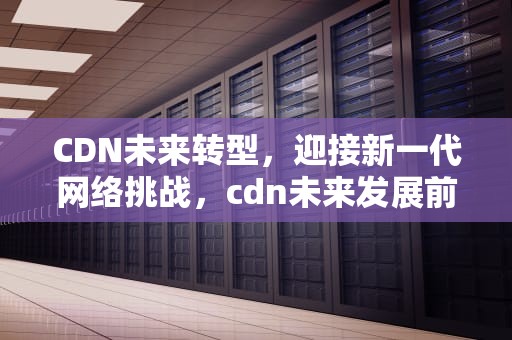 CDN未来转型，迎接新一代网络挑战，cdn未来发展前景