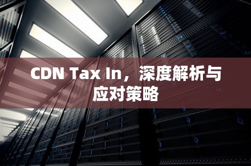 CDN Tax In，深度解析与应对策略