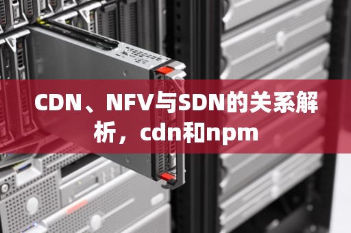 CDN、NFV与SDN的关系解析，cdn和npm