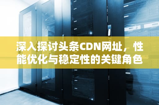 深入探讨头条CDN网址，性能优化与稳定性的关键角色，今日头条 cdn