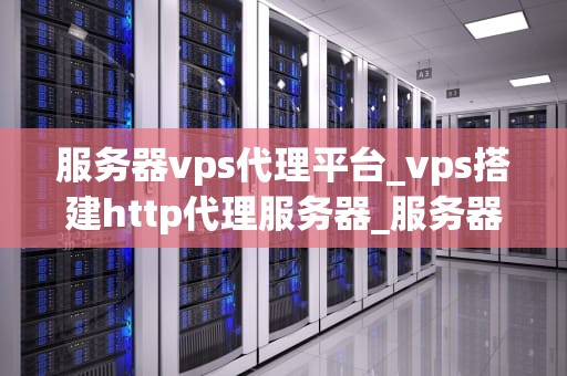 服务器vps代理平台_vps搭建http代理服务器_服务器VPS代理平台：全面解析与应用