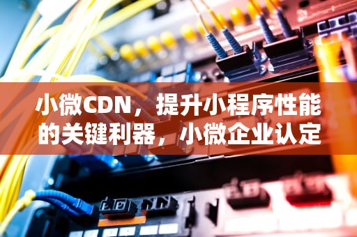 小微CDN，提升小程序性能的关键利器，小微企业认定标准三个条件