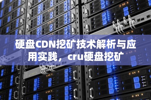 硬盘CDN挖矿技术解析与应用实践，cru硬盘挖矿