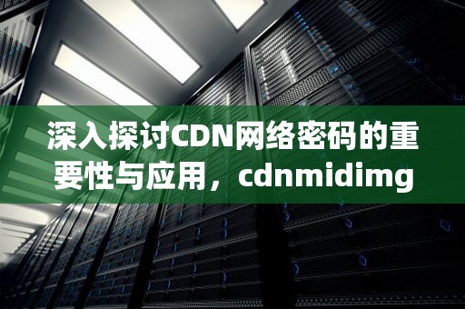 深入探讨CDN网络密码的重要性与应用，cdnmidimgurl
