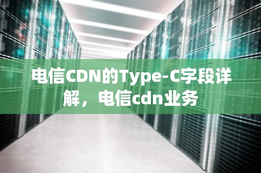 电信CDN的Type-C字段详解，电信cdn业务