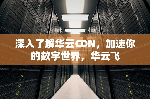深入了解华云CDN，加速你的数字世界，华云飞