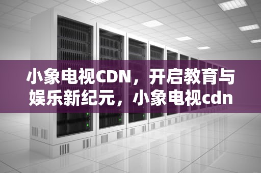 小象电视CDN，开启教育与娱乐新纪元，小象电视cdn000009