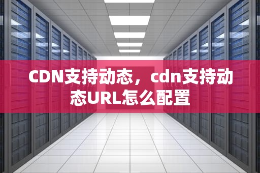 CDN支持动态，cdn支持动态URL怎么配置
