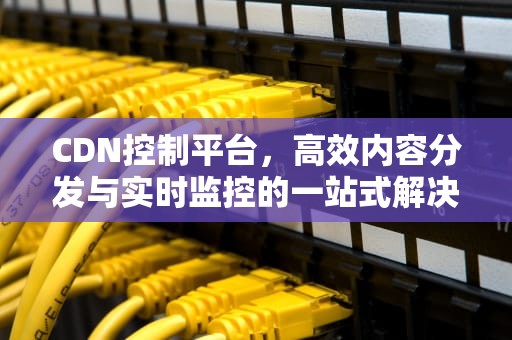 CDN控制平台，高效内容分发与实时监控的一站式解决方案，cdn控制面板是什么