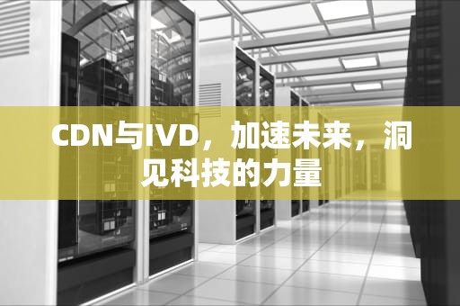 CDN与IVD，加速未来，洞见科技的力量