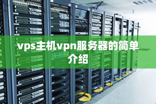 vps主机vpn服务器的简单介绍