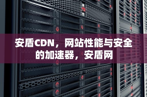 安盾CDN，网站性能与安全的加速器，安盾网
