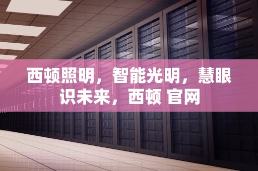 西顿照明，智能光明，慧眼识未来，西顿 官网