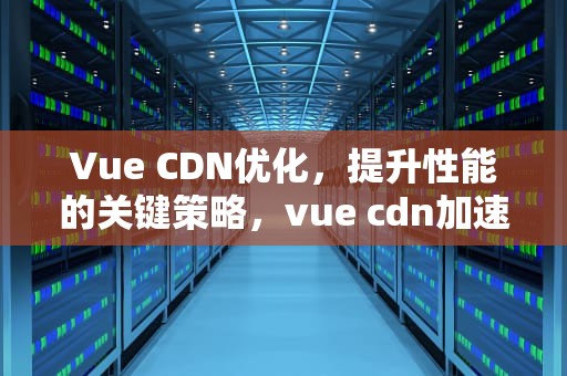 Vue CDN优化，提升性能的关键策略，vue cdn加速