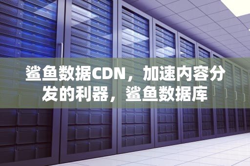 鲨鱼数据CDN，加速内容分发的利器，鲨鱼数据库