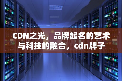 CDN之光，品牌起名的艺术与科技的融合，cdn牌子