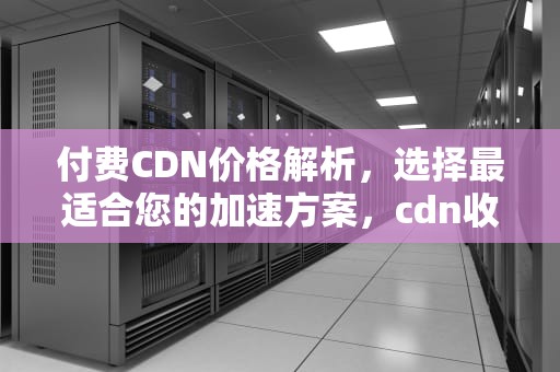 付费CDN价格解析，选择最适合您的加速方案，cdn收费标准