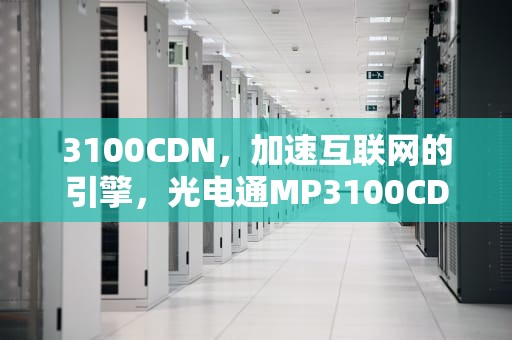 3100CDN，加速互联网的引擎，光电通MP3100CDN