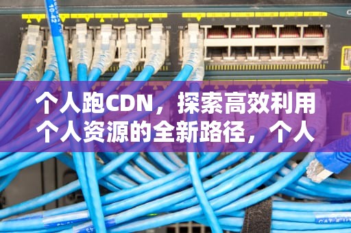 个人跑CDN，探索高效利用个人资源的全新路径，个人跑cdn需要办理什么