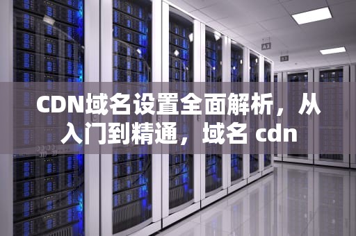 CDN域名设置全面解析，从入门到精通，域名 cdn