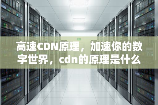 高速CDN原理，加速你的数字世界，cdn的原理是什么