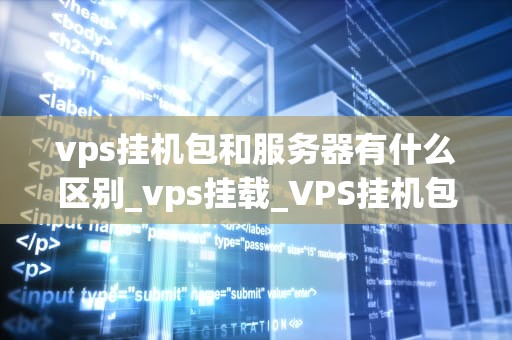 vps挂机包和服务器有什么区别_vps挂载_VPS挂机包与服务器的区别