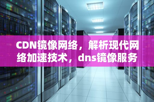 CDN镜像网络，解析现代网络加速技术，dns镜像服务器是什么