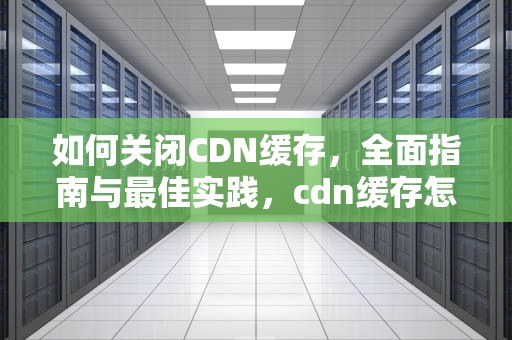 如何关闭CDN缓存，全面指南与最佳实践，cdn缓存怎么清除