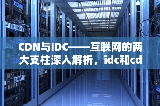 CDN与IDC——互联网的两大支柱深入解析，idc和cdn是什么