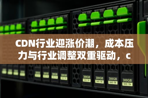 CDN行业迎涨价潮，成本压力与行业调整双重驱动，cdn价格趋势