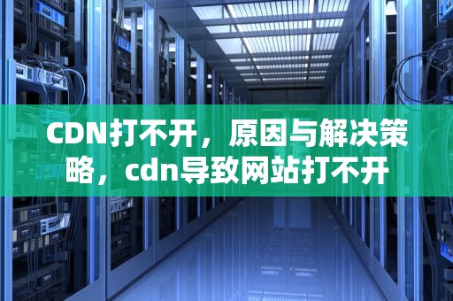 CDN打不开，原因与解决策略，cdn导致网站打不开