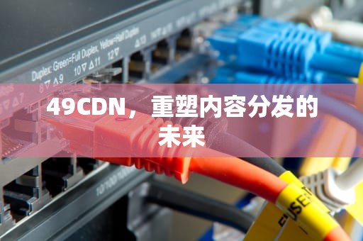 49CDN，重塑内容分发的未来