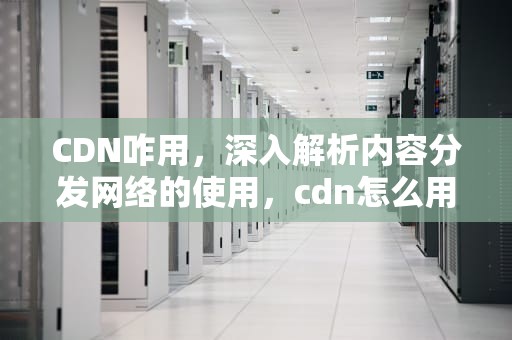 CDN咋用，深入解析内容分发网络的使用，cdn怎么用