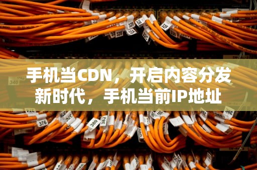 手机当CDN，开启内容分发新时代，手机当前IP地址