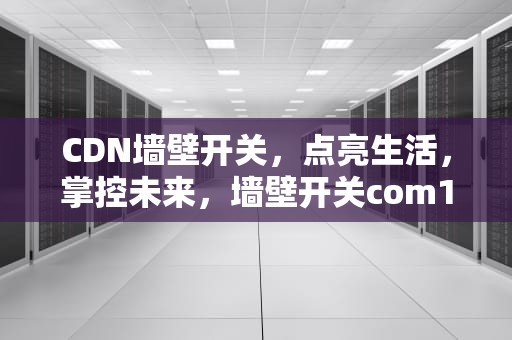 CDN墙壁开关，点亮生活，掌控未来，墙壁开关com1