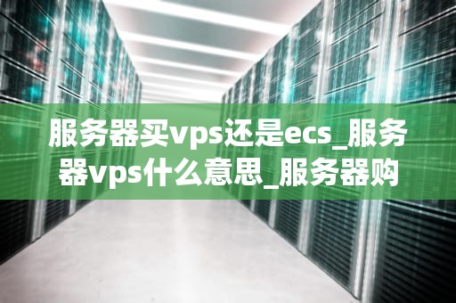 服务器买vps还是ecs_服务器vps什么意思_服务器购买指南：VPS与ECS的比较与选择