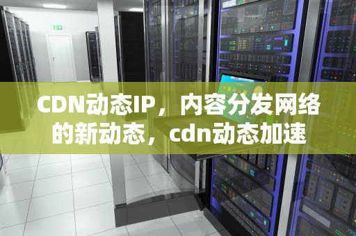 CDN动态IP，内容分发网络的新动态，cdn动态加速