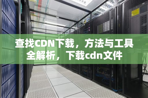 查找CDN下载，方法与工具全解析，下载cdn文件