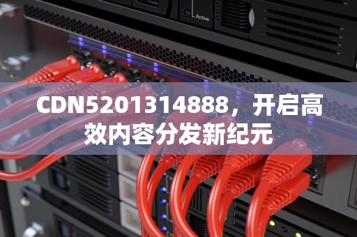 CDN5201314888，开启高效内容分发新纪元