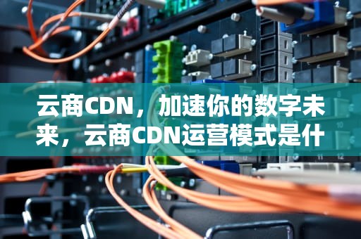 云商CDN，加速你的数字未来，云商CDN运营模式是什么