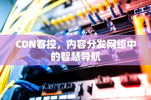 CDN客控，内容分发网络中的智慧导航