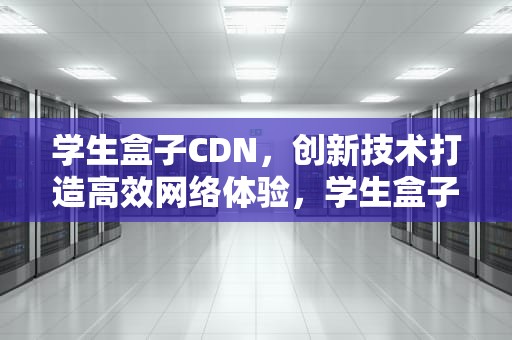学生盒子CDN，创新技术打造高效网络体验，学生盒子下载小学版